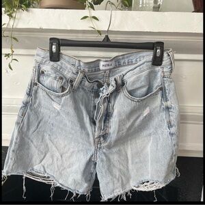 Pistola Light Wash Jean Shorts
